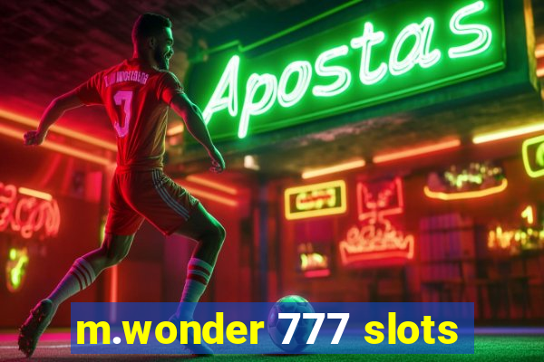 m.wonder 777 slots